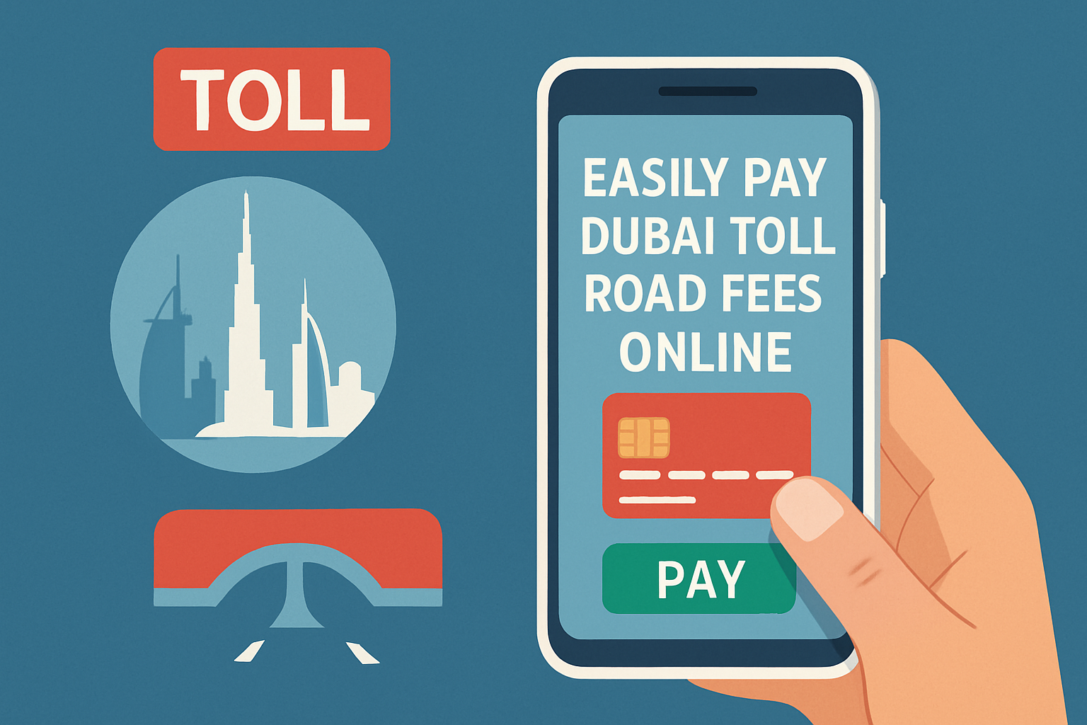 Easily pay Dubai toll road fees online